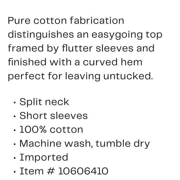 Melrose & Market Floral Black and Cream Women's Designer Blouse Size Medium - Picture 16 of 16